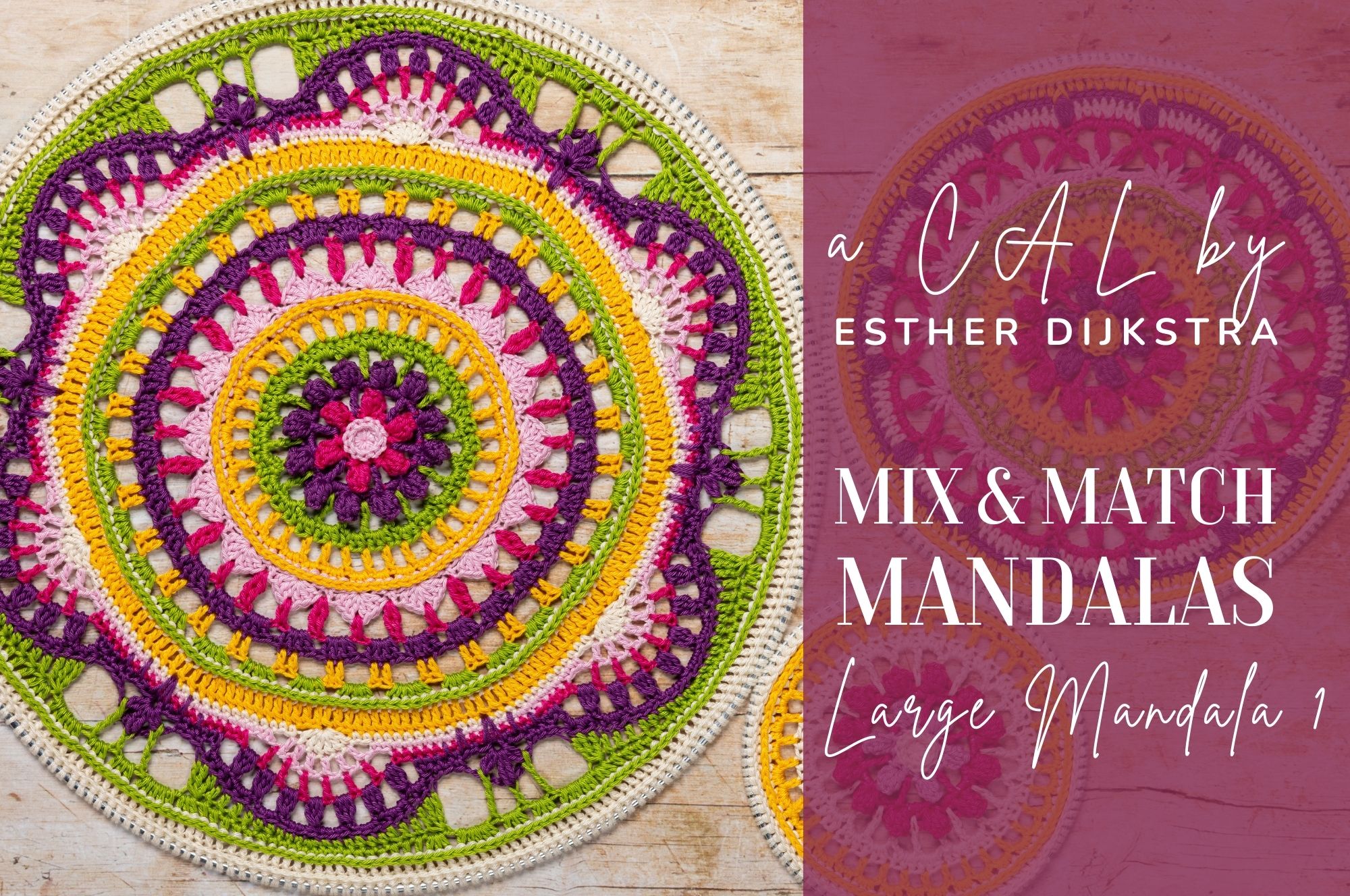 Mix and Match Mandalas CAL – Large Mandala I – It's all in a